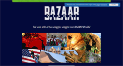 Desktop Screenshot of bazaarviaggi.it